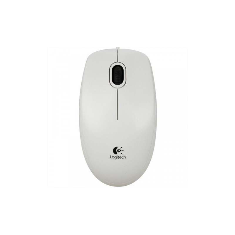 Logitech B100 Optisk Kablet Hvid Logitech B100 Optisk Kablet Hvid